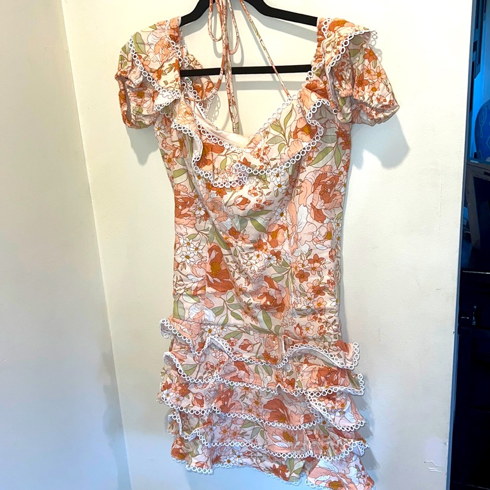 Caitlyn Mini Dress In Retro | Bardot